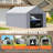 VEVOR 10 Ft. W x 20 Ft. D Carport Replacement Canopy Cover