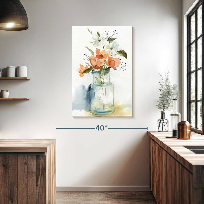 Harnek Simple Blossoms I, H 39 po x l 26 po