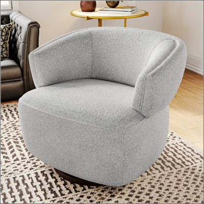 Fauteuil demi-tonneau rotatif Modern