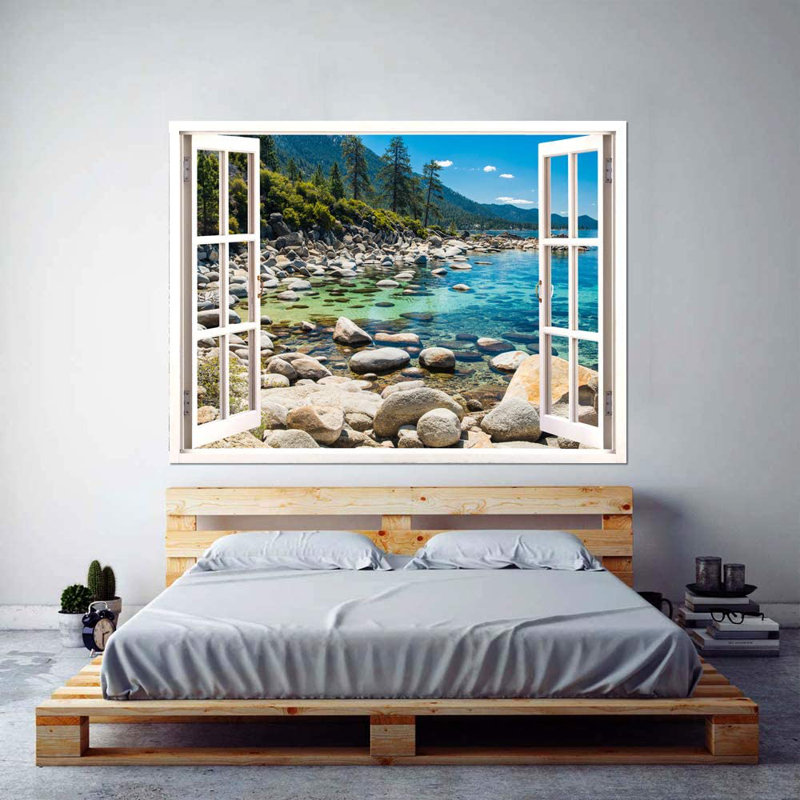 Murale lisse Clear Lake, L 32 po x l 24 po