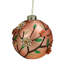 Ornement de Noël boule de verre 4 po