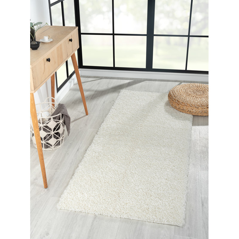 Shaggy Lush cream  Rug, Runner 80 x 300cm