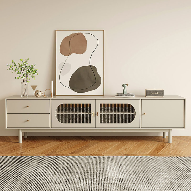 Meuble télé moderne et simple, H 23,2 po x L 78,7 po x l 15,7 po