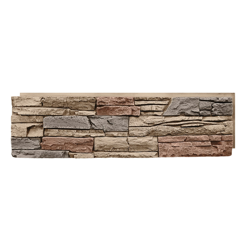11.25" x 41.25" Stone Wall Paneling, Desert Sunrise