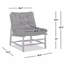 Fauteuil d'appoint 26,5 po Mid-Century