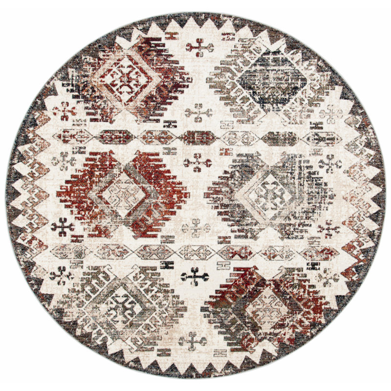 Killebrew 300 Performance Southwestern Rug, Round 6'7"
