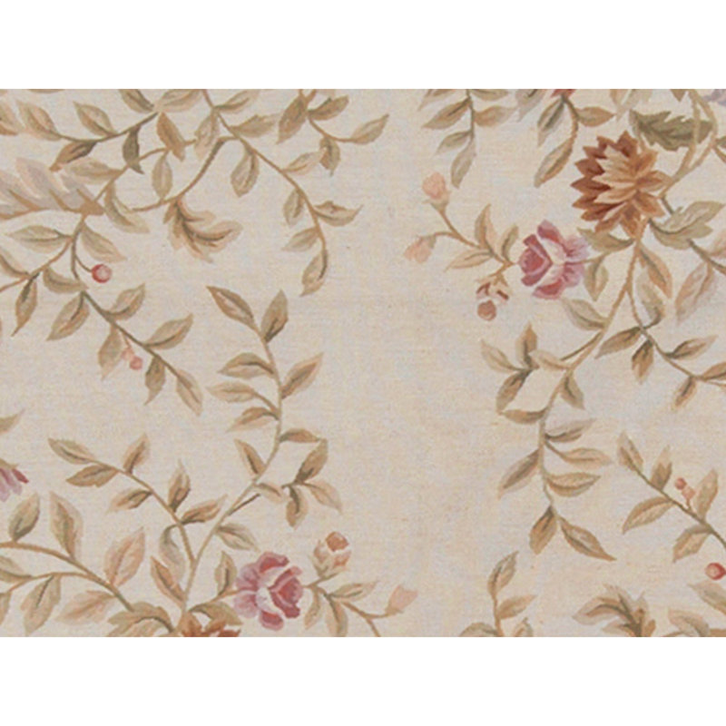 Hand Knotted Wool Area Rug in Multi
