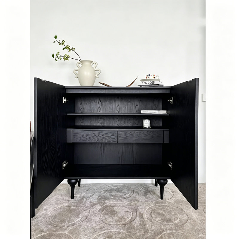 Armoire d'appoint noire Simple Home