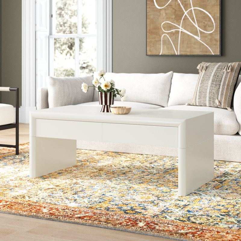 Vandalia Coffee Table, Ivory