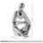 Modern Thinking Man Sculpture (Reflective Silver)-904025890