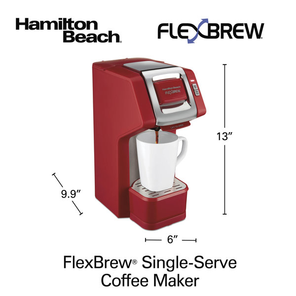 Hamilton Beach® FlexBrew® Single-Serve Coffee Maker & Reviews