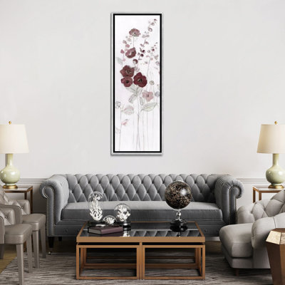 " Fields of Burgundy Blush I " Painting