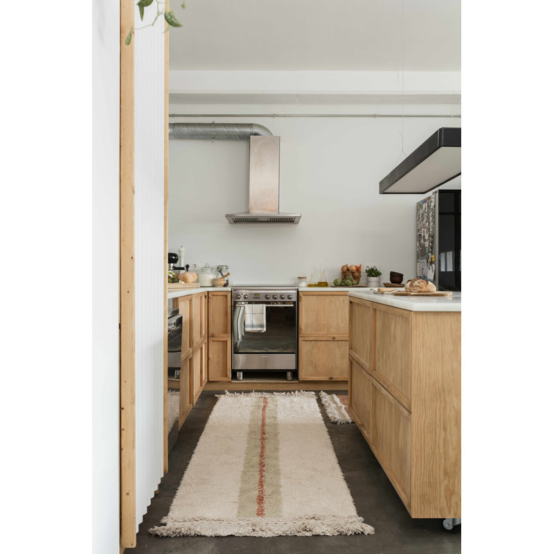 Tapis réversible Aldred Duetto sauge, Tapis de couloir 2 pi 7 po x 7 pi 6 po