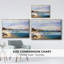 «The Beach At Sainte Adresse», reproduction d'art encadrée sur toile par Claude Monet-92492984-92492987