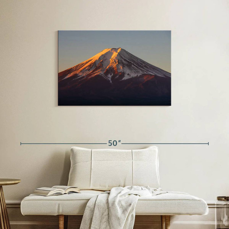 Alvord Mt Fuji Sunrise, 24" H x 36" W