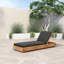 Kinta Outdoor Teak Chaise Lounge-1590059142
