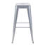 Tabourets de bar en métal sans dossier, hauteur du comptoir (lot de 2), 76 cm, amovibles, montage facile, en métal imperméable et stables, parfaits pour îlot de cuisine, bar, salle à manger, coin repas, table ou salle à manger familiale.