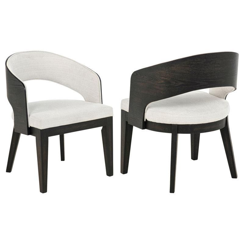 Chaise avec accoudoirs Cordelia (ensemble de 2)