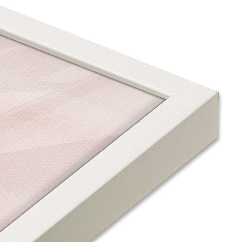 «Peach Tranquility II», reproduction, H 21 po x l 17 po, Cadre opaque blanc