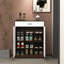 Armoire de rangement pour chaussures en bois, 4 avec 2 portes, autoportante pour le salon, intérieur spacieux, tiroir de conception classique, armoire spacieuse