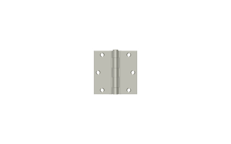 Steel Hinge, Brushed Nickel
