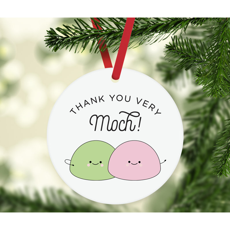 Décoration de Noël Funny Food pun Mochis