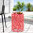 Large Coral Outdoor Metal Table With Powder-Coated Iron Frame Side Structure-1010920901
