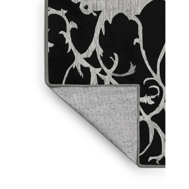 Shadowed Rose Rug, Round 3'