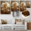 Or blanc doré doré feuilles dorées - rose, art mural-104687349-104687348