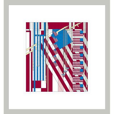 4th of July by Frank Lloyd Wright - Framed Giclee Print