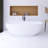 65.2'' x 29.7'' Soaking Solid Surface Bathtub