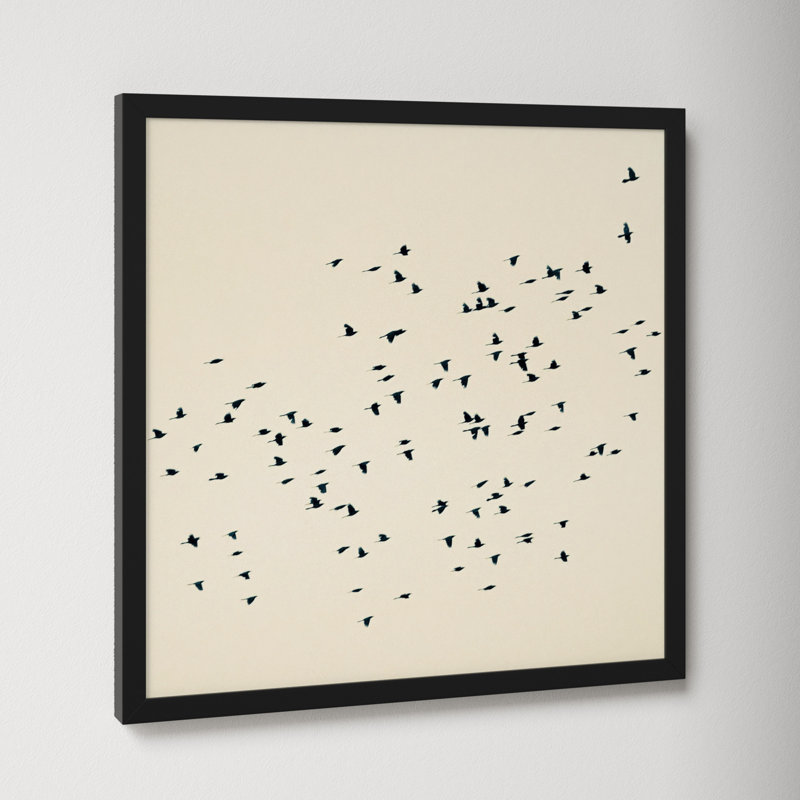 Soaring by Peter Dušek, Black, 16" H x 16" W x 1.25" D