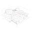 Canapé-lit complet Gustavo Chalk - Solution de couchage polyvalente et confortable