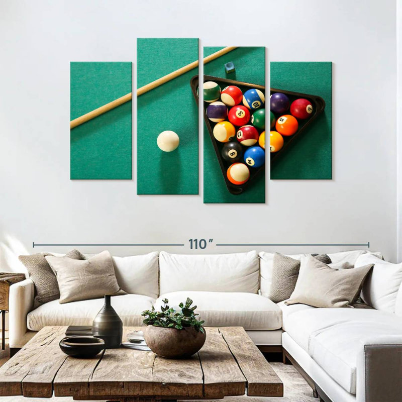 Senne Billiard Game Tools, 54" H x 84" W