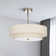 Maskell 4-Light Fabric Semi Flush Mount Ceiling Light Chandelier