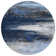 Machine Washable Indoor/Outdoor Xhevrie Navy Rug