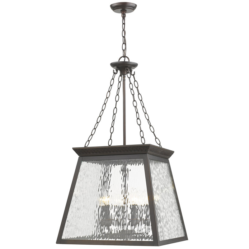 Lustree géométrique 6 lumières lanterne Flitwick