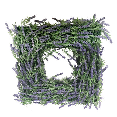 13.78 " Handmade Mixed Greenery Wreath