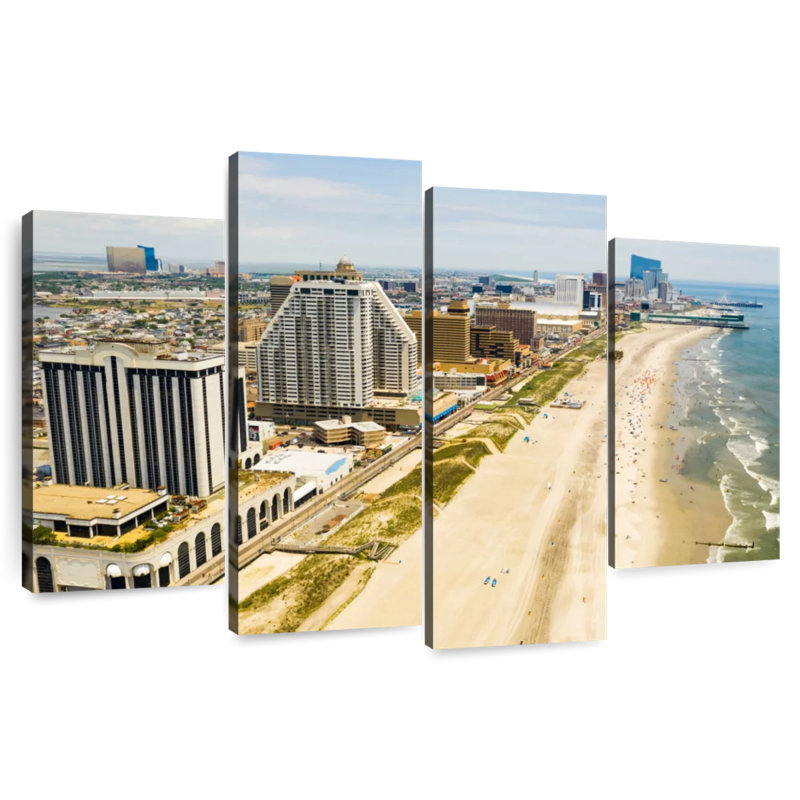 Nicci Atlantic City Coast, 54" H x 84" W