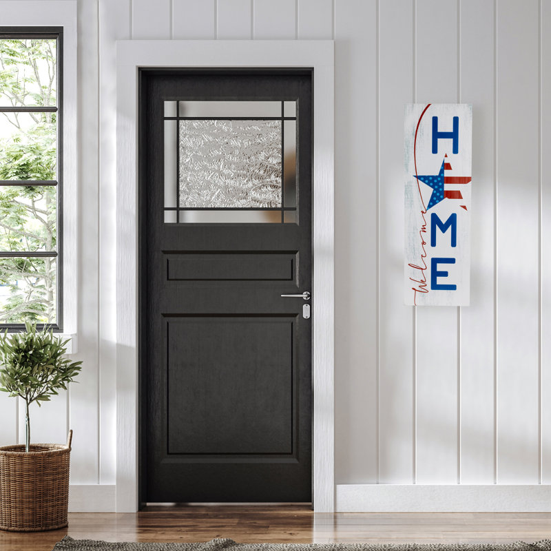 Enseigne murale 35,75 "Welcome Home Americana