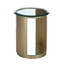 Houston Round Chairside Table - Brushed Gold