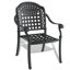 7 chaises toutes saisons avec composants en aluminium, 2 chaises pivotantes, 4 tables rectangulaires, une structure noire, résistante aux intempéries, 6 places en configuration extérieure moulée,