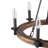 Houghtaling 6 - Light 23" Width Wagon Wheel Chandelier UL Certified-2130710493