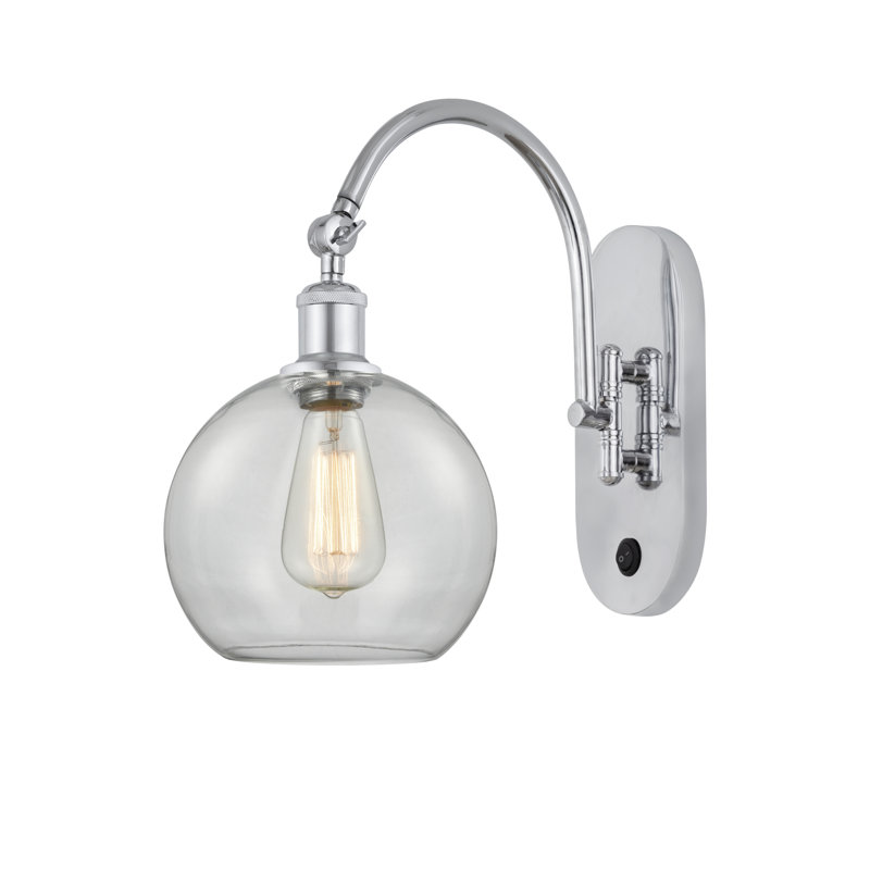 Ellington Swing Arm Sconce, Led, Polished Chrome