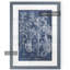 «Besler Leaves in Indigo I» par Paul Cezanne - reproduction d'art encadrée-623704549-623704545