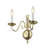 Benedetto Steel Candle Wall Light-578280118