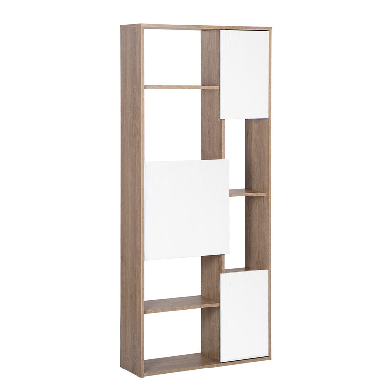 Danyell 175cm H x 75cm W Geometric Bookcase