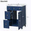 Armoire de salle de bain avec lavabo en céramique Athroom, 2 tiroirs, 1 porte-729874879
