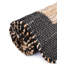 Tapis noir / beige tissé à plat à la main Balduin-245441880