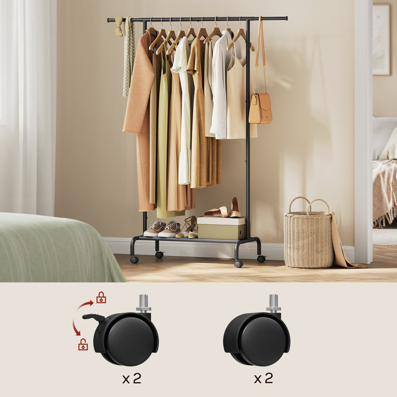 Adjustable Clothing Rack, Black